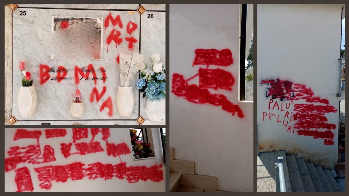 Cimitero di Rossano, tombe profanate e danneggiate