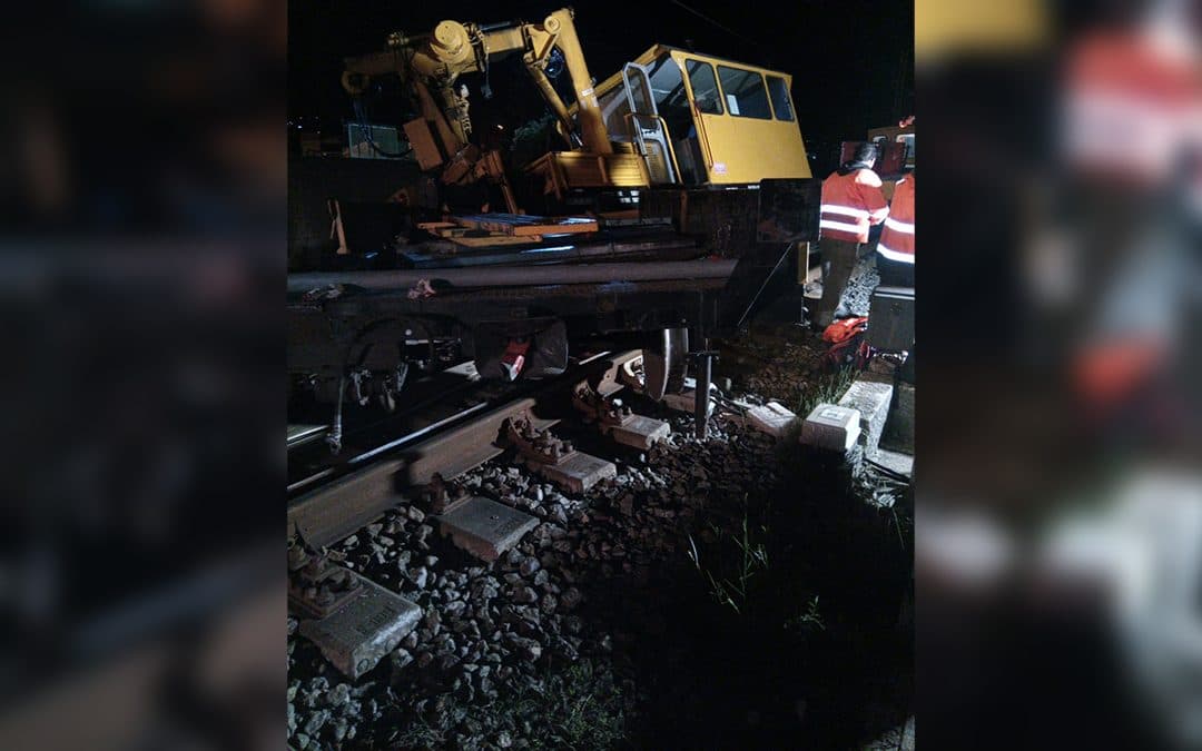 Incidente ferroviario sulla diramazione Sibari: ferito un operaio