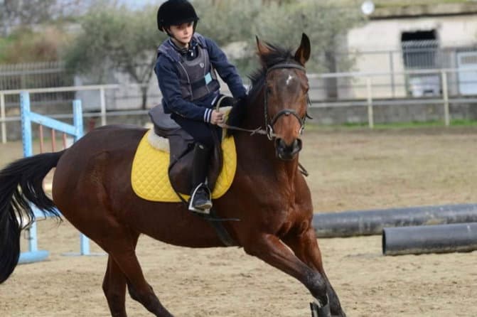 Il piccolo Nicolò Milieni di Crosia continua la sua ‘corsa’ a cavallo