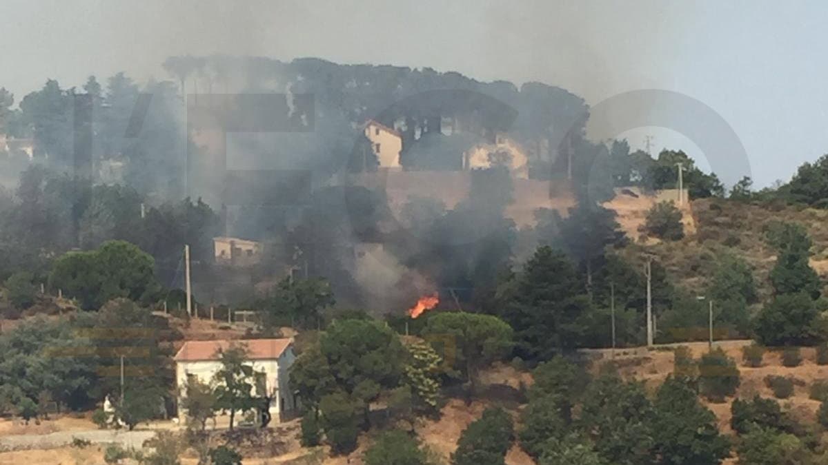 Ancora incendi, il fuoco ora "bussa" alle porte di Rossano centro storico