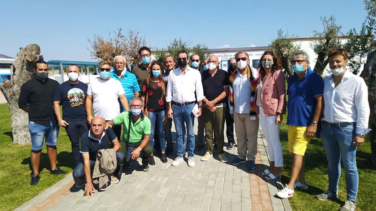 Occhiuto ad Amendolara visita la stazione zoologica: «La Calabria deve ripartire da queste eccellenze»