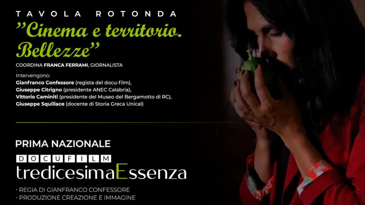 Rende, tavola rotonda "Cinema e territorio. Bellezze" e la prima nazionale del docufilm "TredicesimaEssenza"