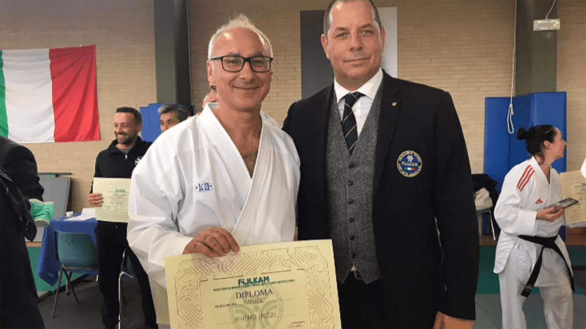 Co-Ro, Rizzo diventa Maestro di Karate