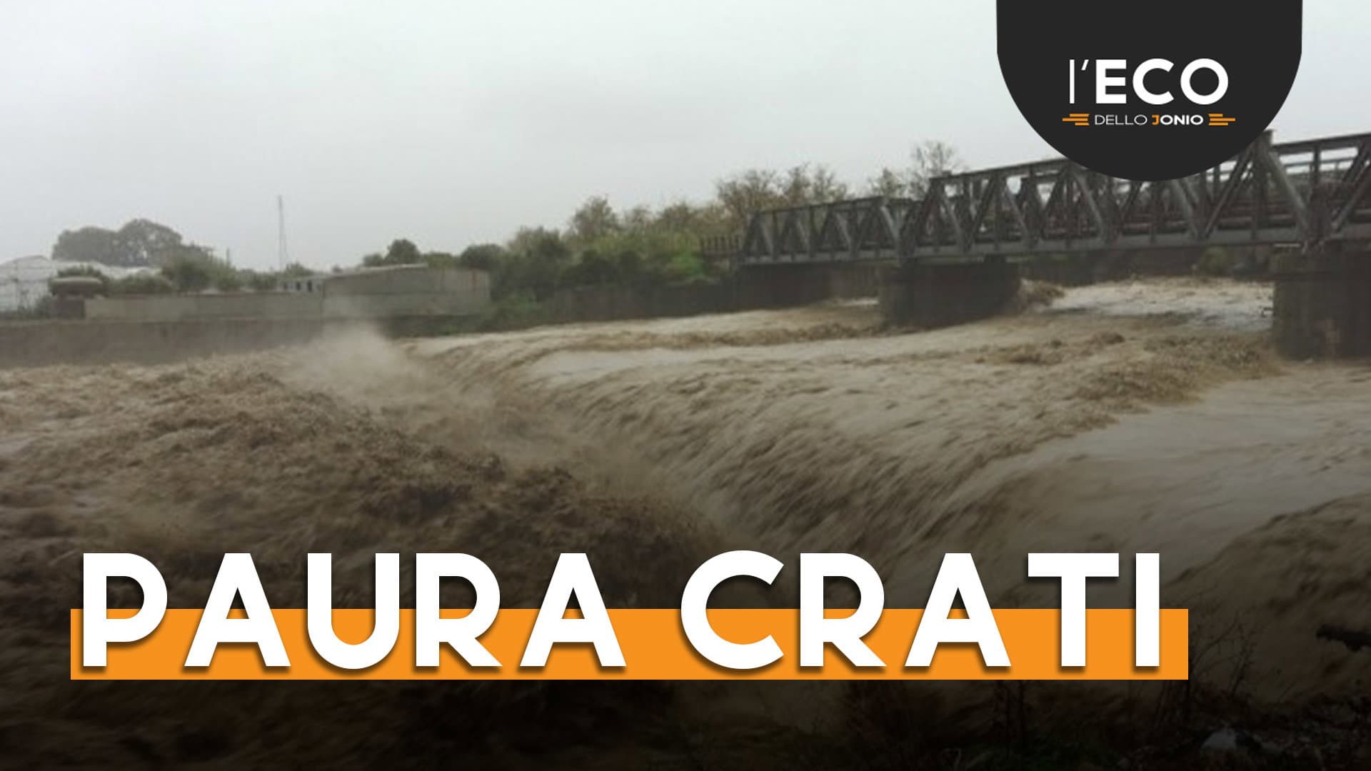 Crati, si teme la piena e nuovi straripamenti: in tre anni non è cambiato nulla