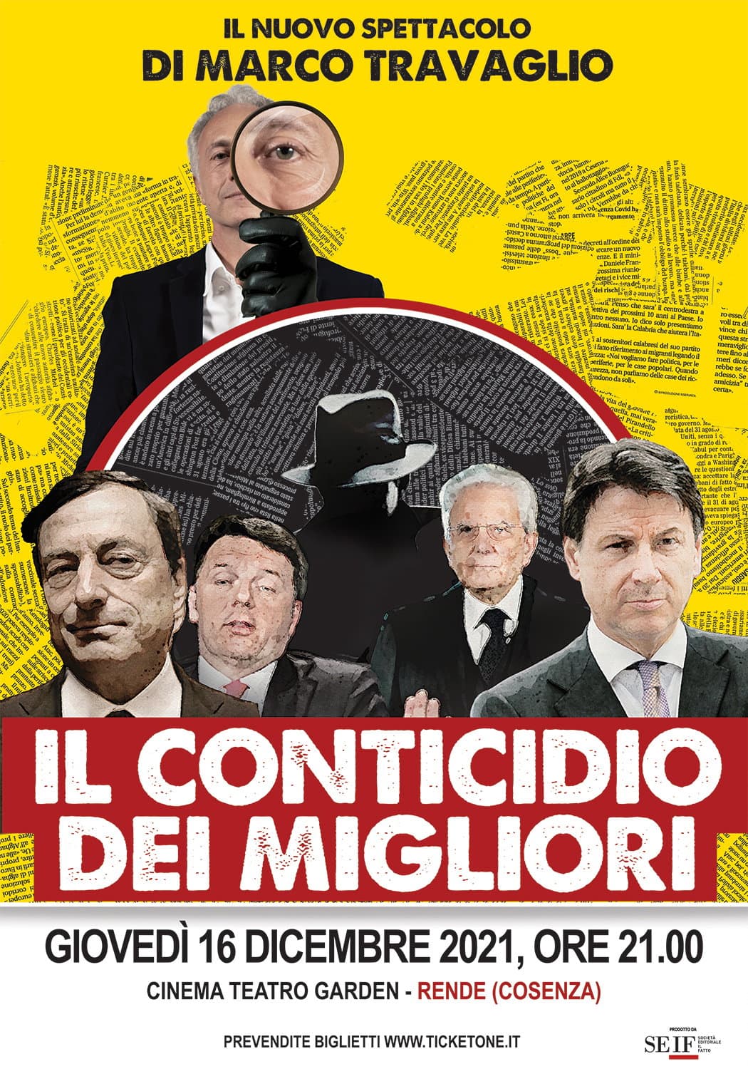Al Garden di Rende arriva Travaglio con “Il Conticidio dei Migliori”