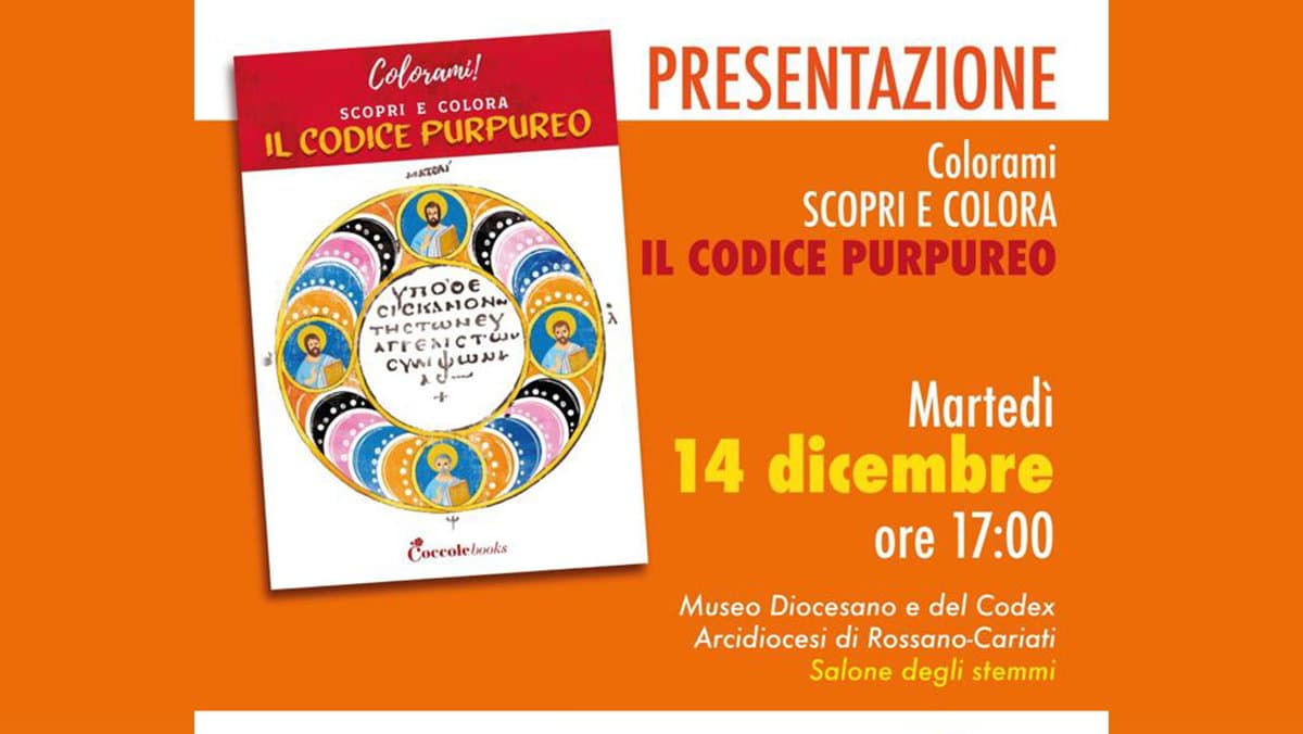 A Co-Ro presentazione del libro “Colorami, scopri e colora il Codice Pupureo"