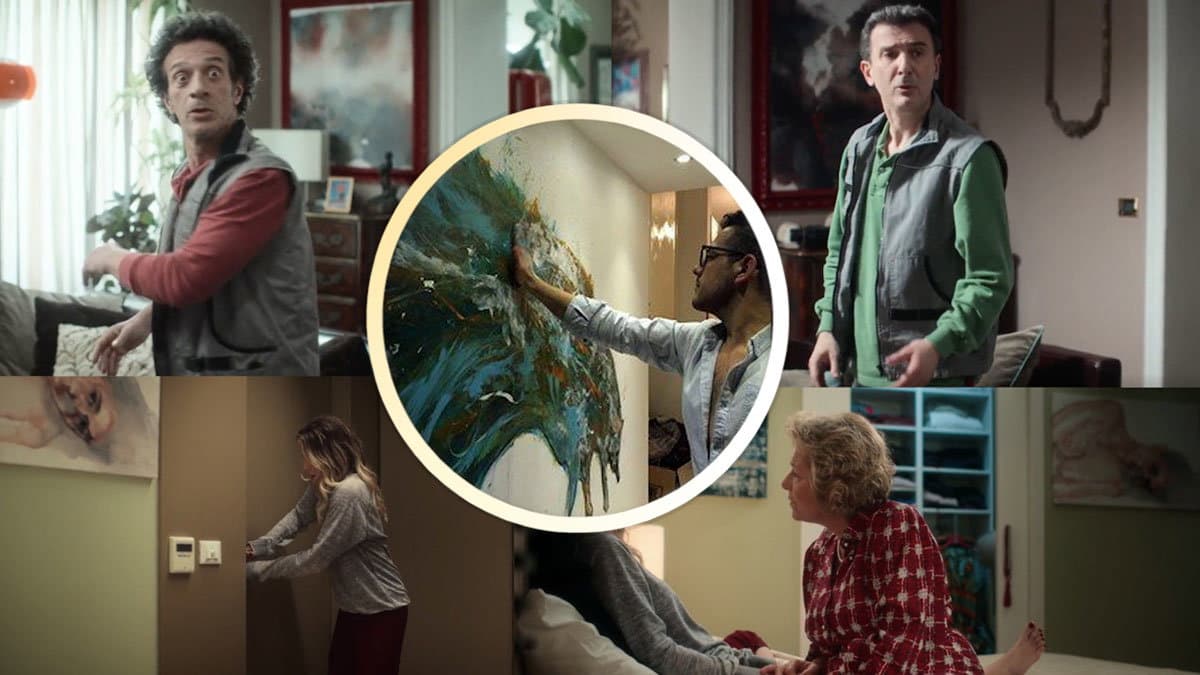 Le opere dell'artista longobucchese Beppe Stasi protagoniste nella serie Netflix di Ficarra e Picone