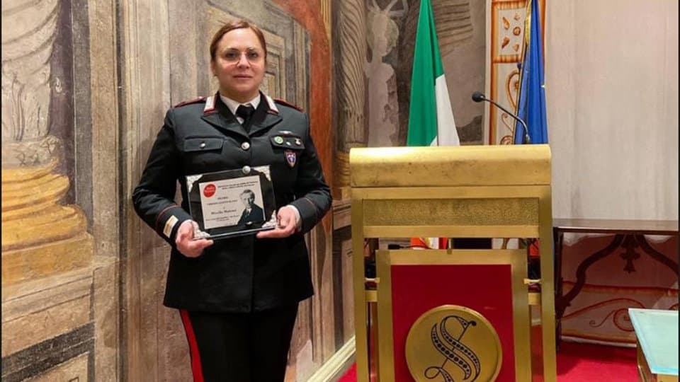 Al maresciallo Mirella Malvasi il premio nazionale Zanotti Bianco