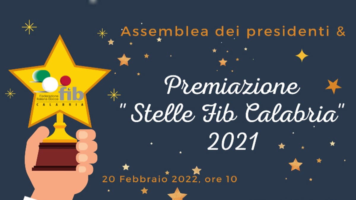 La Federazione Italiana Bocce Calabria ha premiato le sue Stelle del 2021