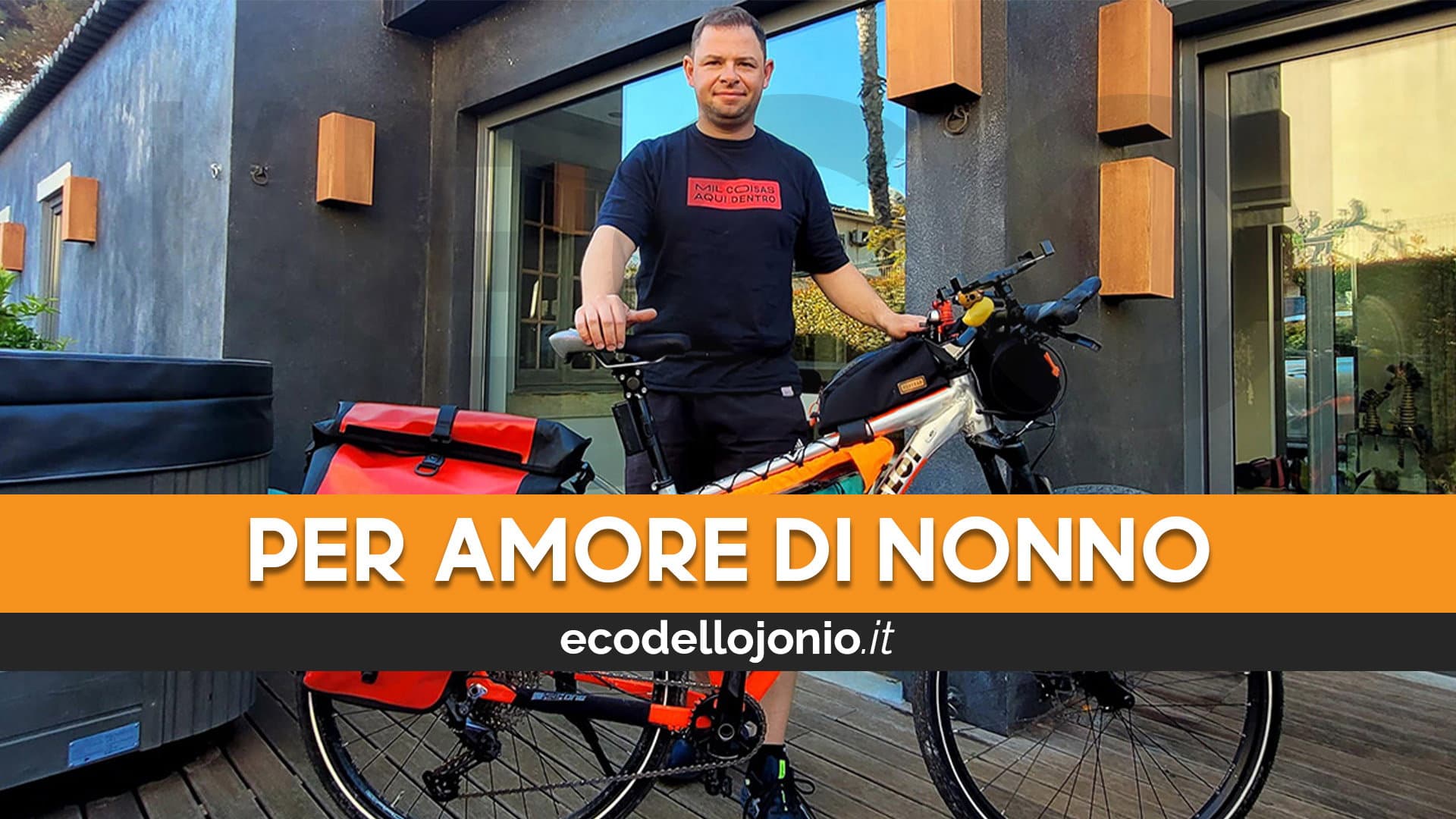 Dal Portogallo a Vaccarizzo, il viaggio in bici di Rafael verso la terra dei suoi avi