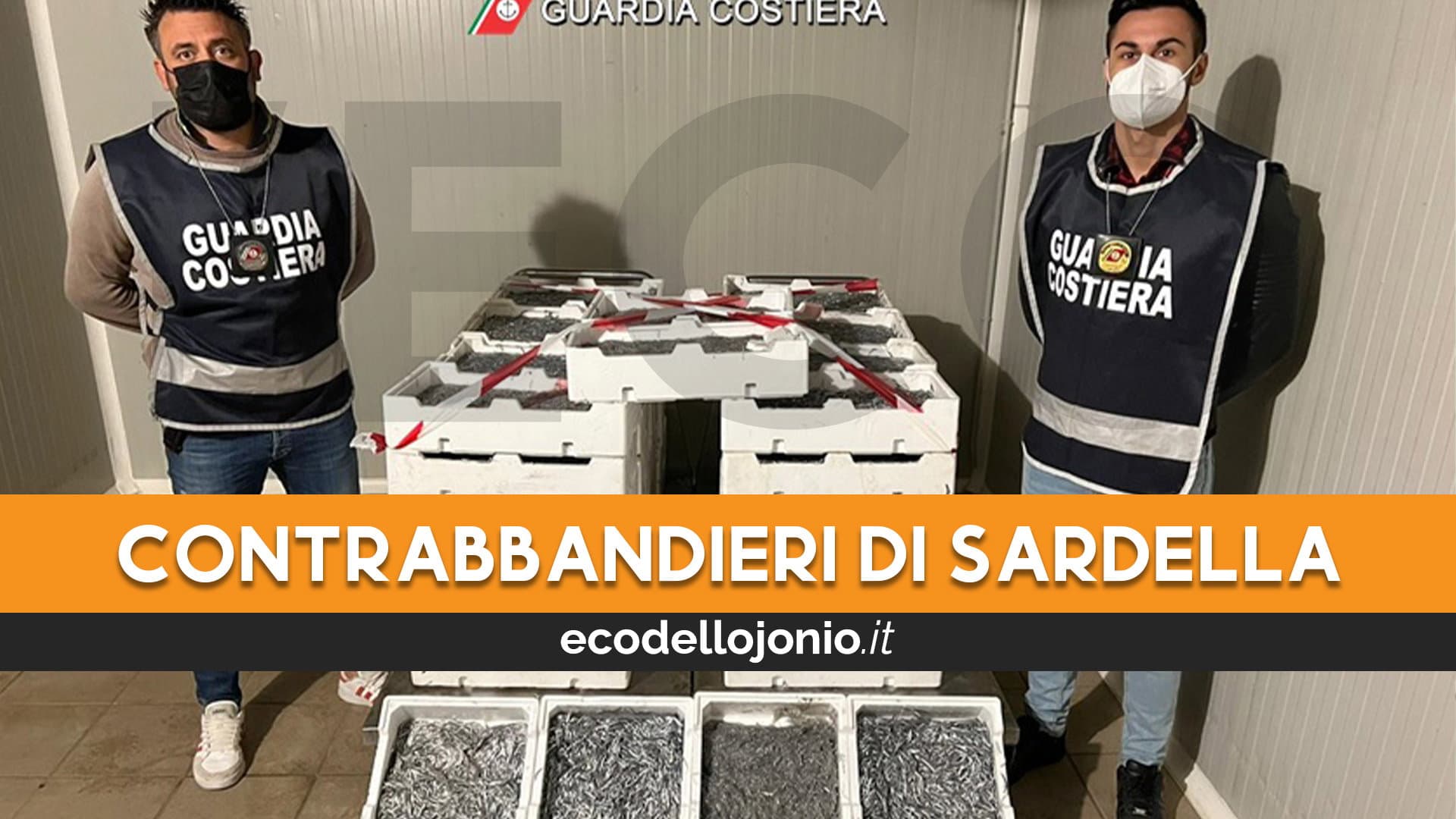 Ancora un sequestro di sardella, il "bottino" questa volta è di mezza tonnellata