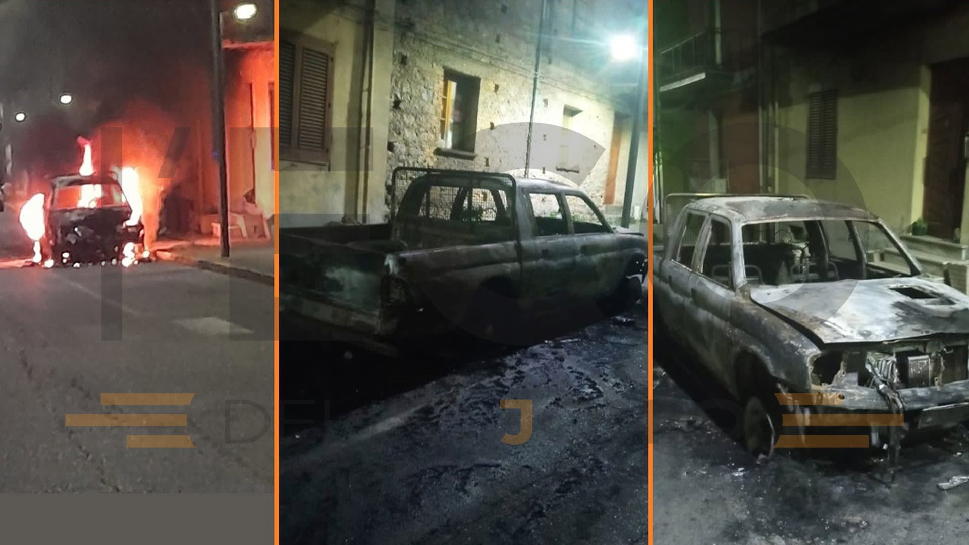 Campana, le fiamme divorano un’auto nella centralissima via Sila