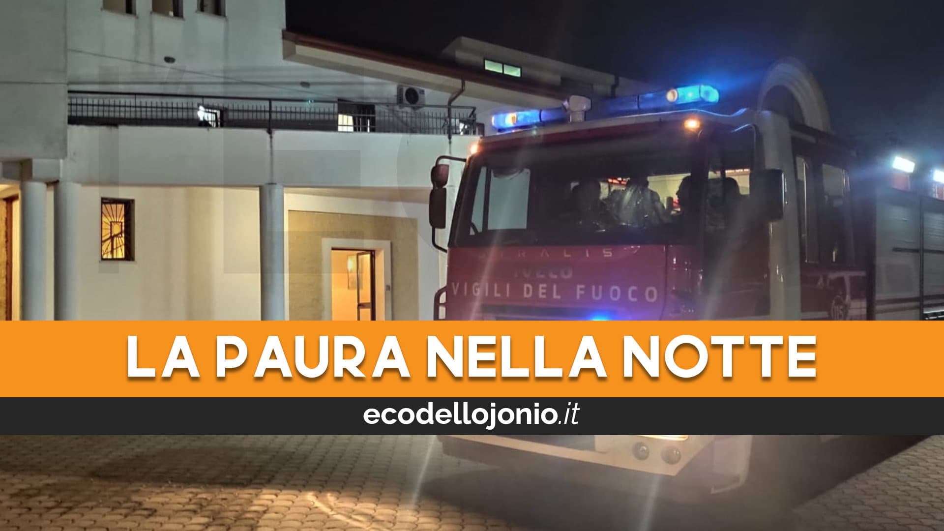 Incendio nella notte, paura nella comunità salesiana di Corigliano scalo