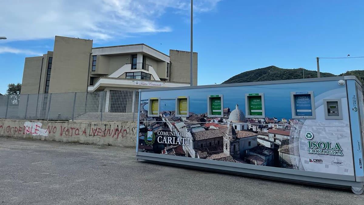 Raccolta differenziata a Cariati: arrivano le mini isole ecologiche