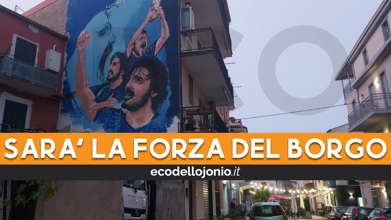 Manca poco alla fine dei lavori ma il murales di Gattuso già domina Schiavonea