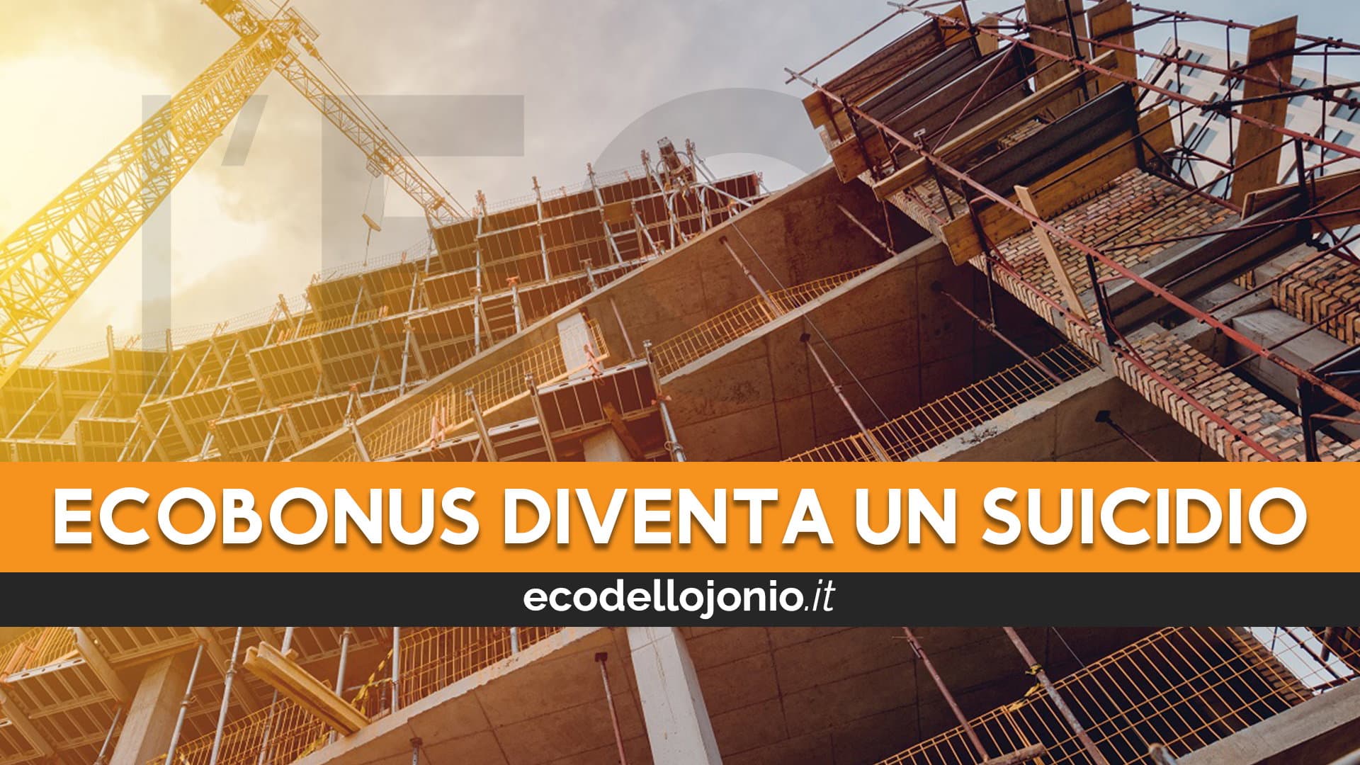 Le imprese edili calabresi sono sull'orlo del fallimento: «Allarme rosso»