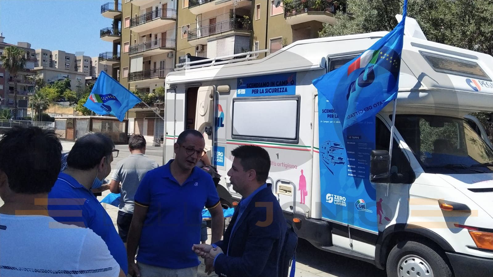 È arrivato a Rossano il camper per la salute e la sicurezza sui luoghi di lavoro