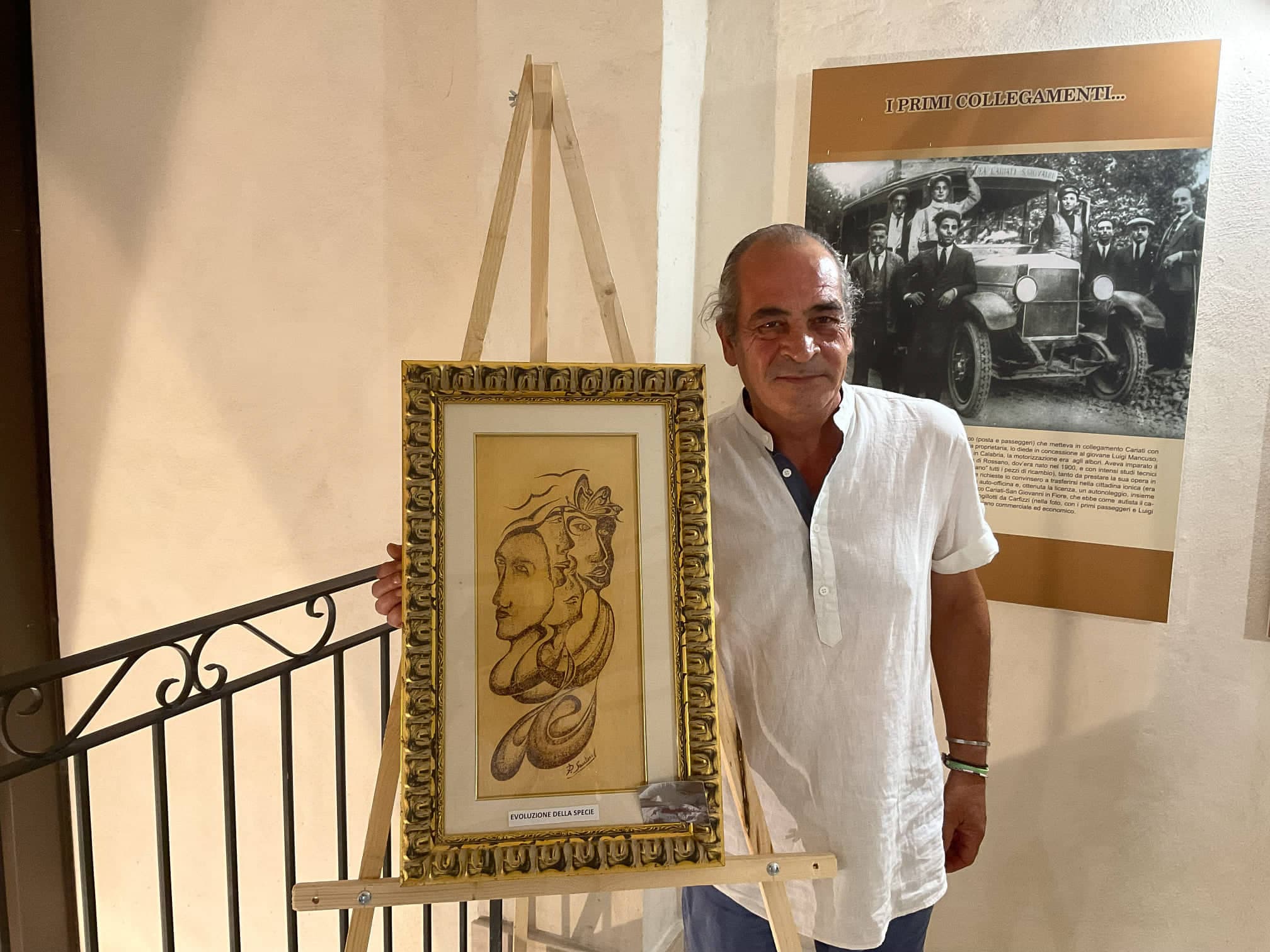 Il maestro Pasquale Santoro al Museo del Mare, dell’Agricoltura e delle Migrazioni di Cariati