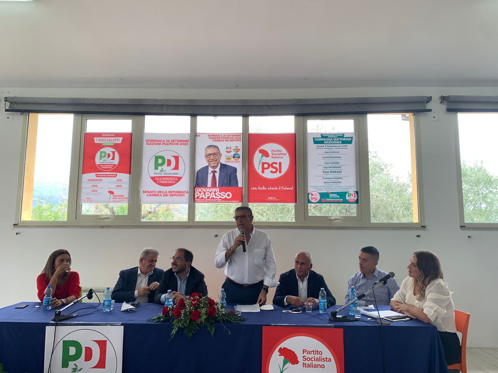 Cassano allo Ionio, torna a ruggire il "leone del Socialismo": Papasso apre la campagna elettorale nazionale