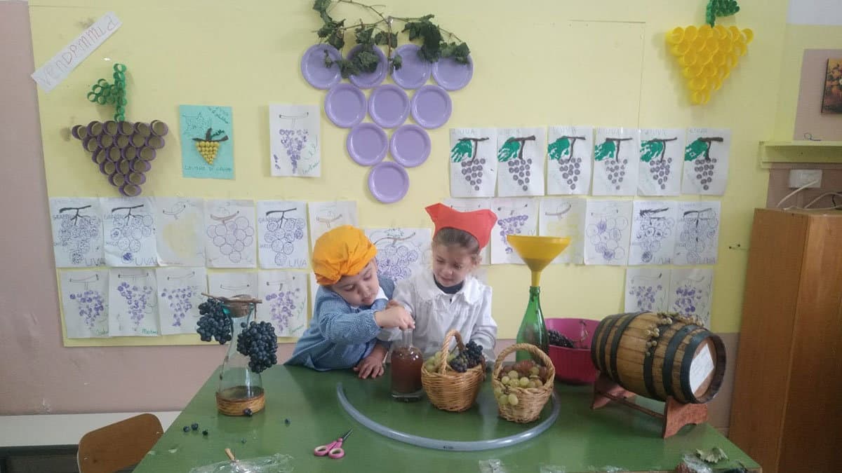 Vendemmia per tutti! Gli alunni del plesso San Domenico riscoprono antiche tradizioni