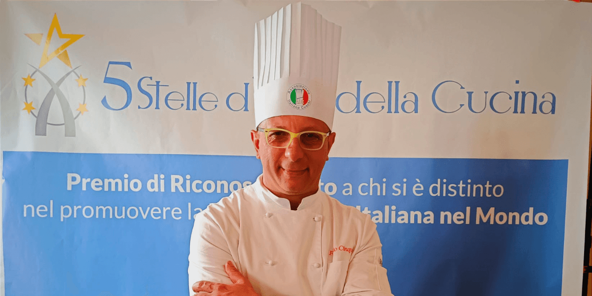 Anche allo Chef Fabio Cinque il “Premio 5 stelle d’oro della cucina 2022”. I suoi piatti fanno sognare