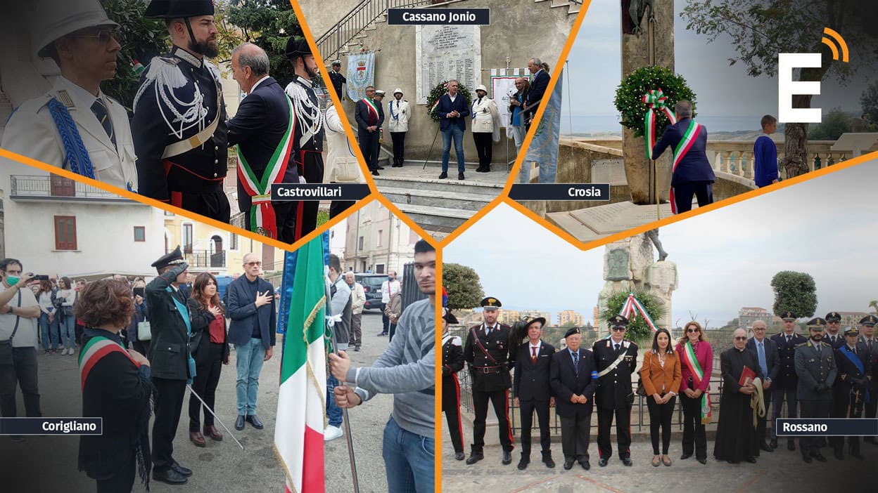4 Novembre: celebrazioni in onore dei caduti in tutto il territorio