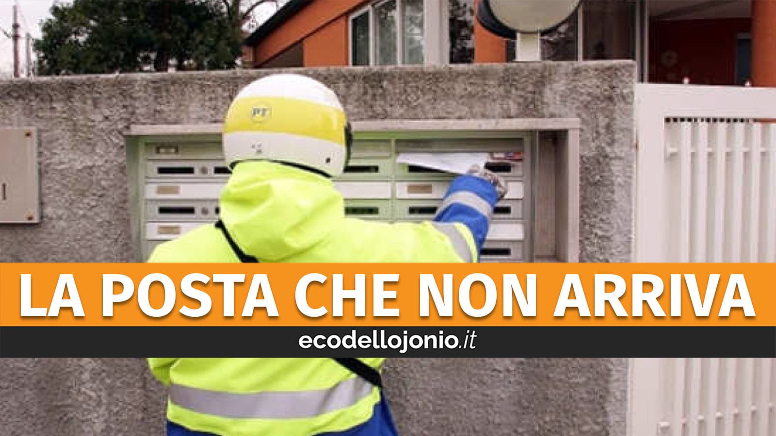 Il postino suona sempre due volte... tranne che a Corigliano-Rossano