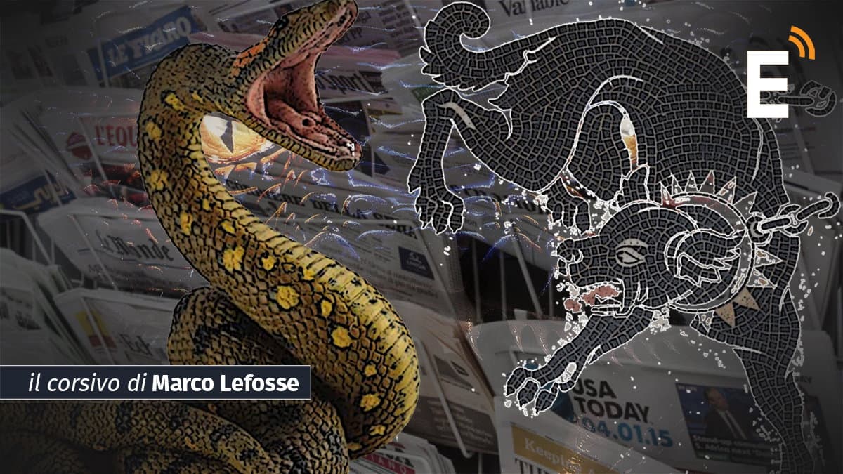 Da “Cave Canem” a serpenti biforcuti (e gossippari)… la deriva del nostro mondo