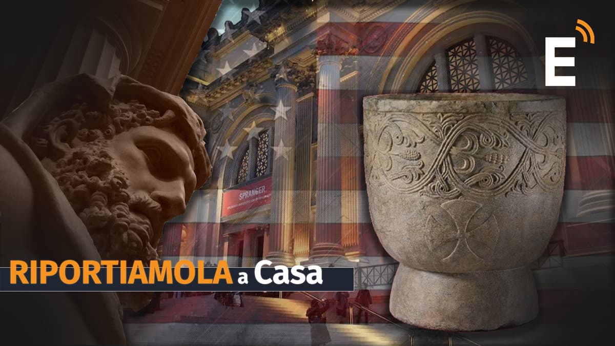 Primi contatti con il Metropolitan Museum di New York per riavere la conca del Patire