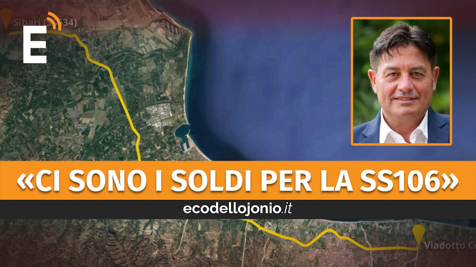 Statale 106: tre miliardi in tre anni, Rapani: «Teniamo fede a impegno politico»
