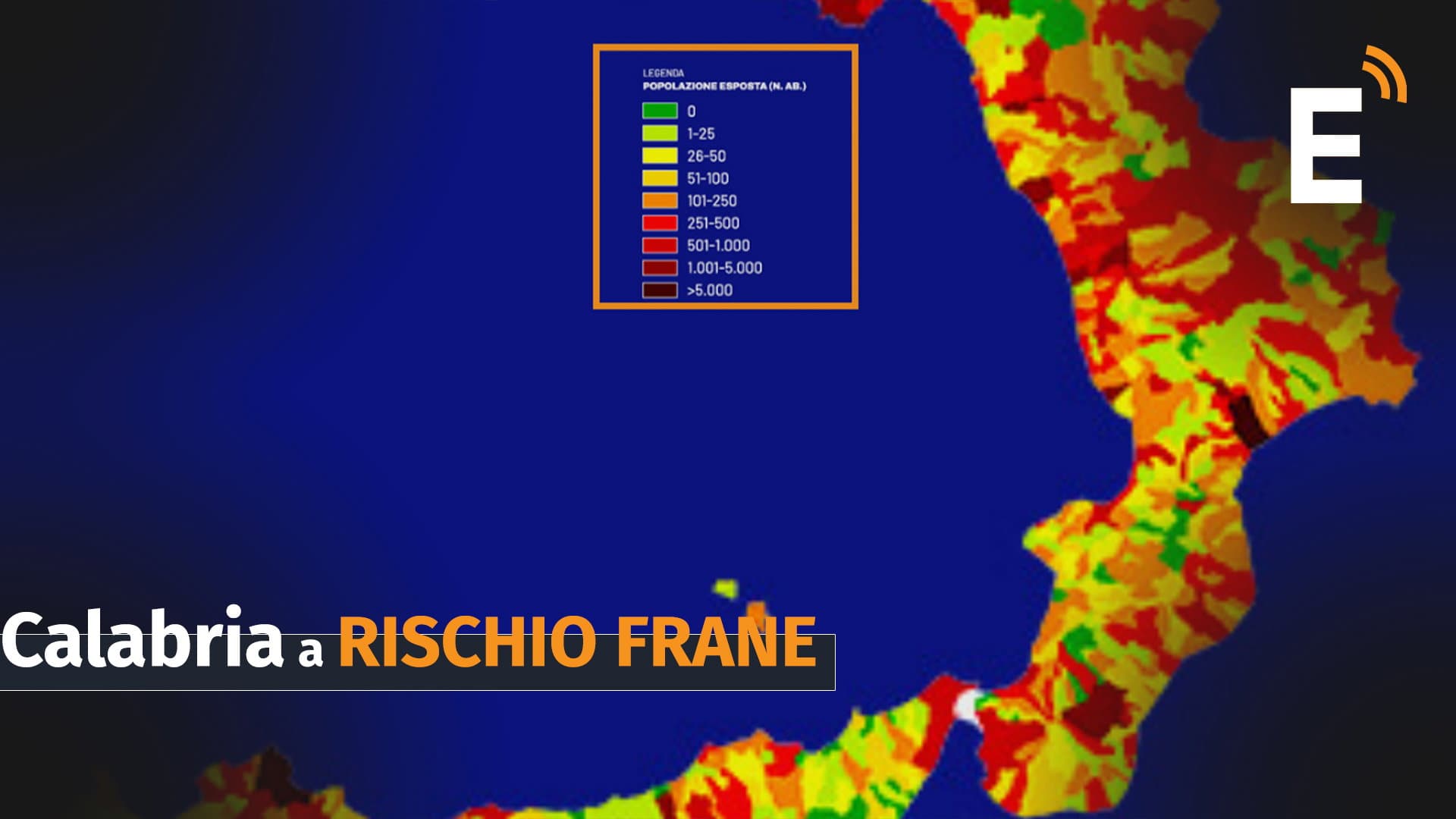 In Calabria tutto il territorio è a rischio frane: la Sibaritide è una delle aree più critiche