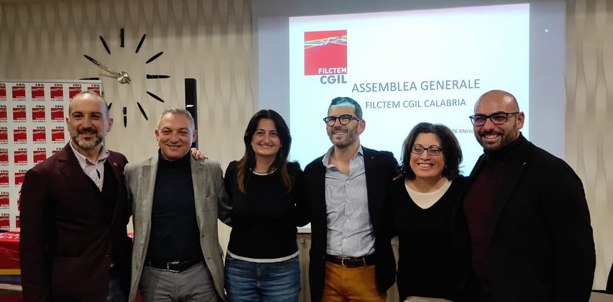 Eletta la nuova segreteria della Filctem Cgil Calabria, confermata alla presidenza Annamaria Palummo
