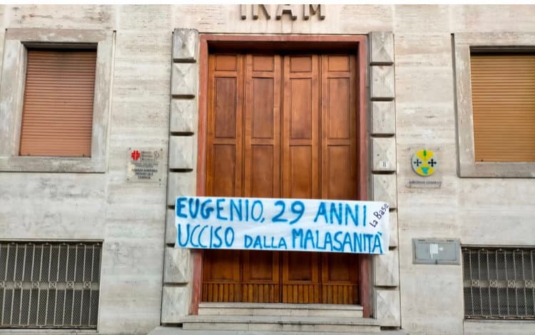 Movimento La Base: «Eugenio Bisogni ucciso dalla malasanità»