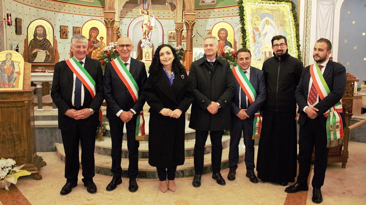 La presidente del Kosovo accolta anche nel "Salotto diffuso" di Vakarici
