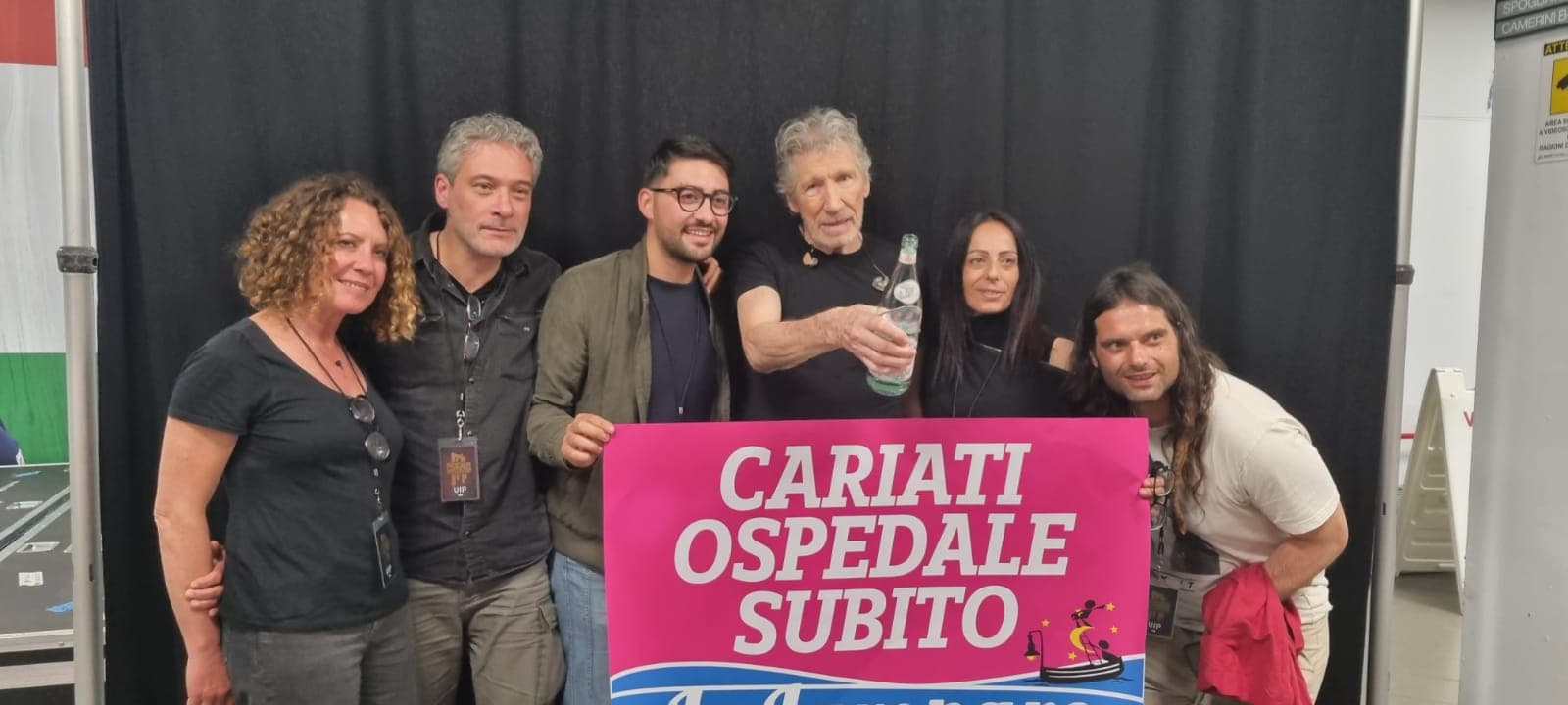 Le Lampare incontrano Roger Waters: «Sostiene la nostra battaglia»