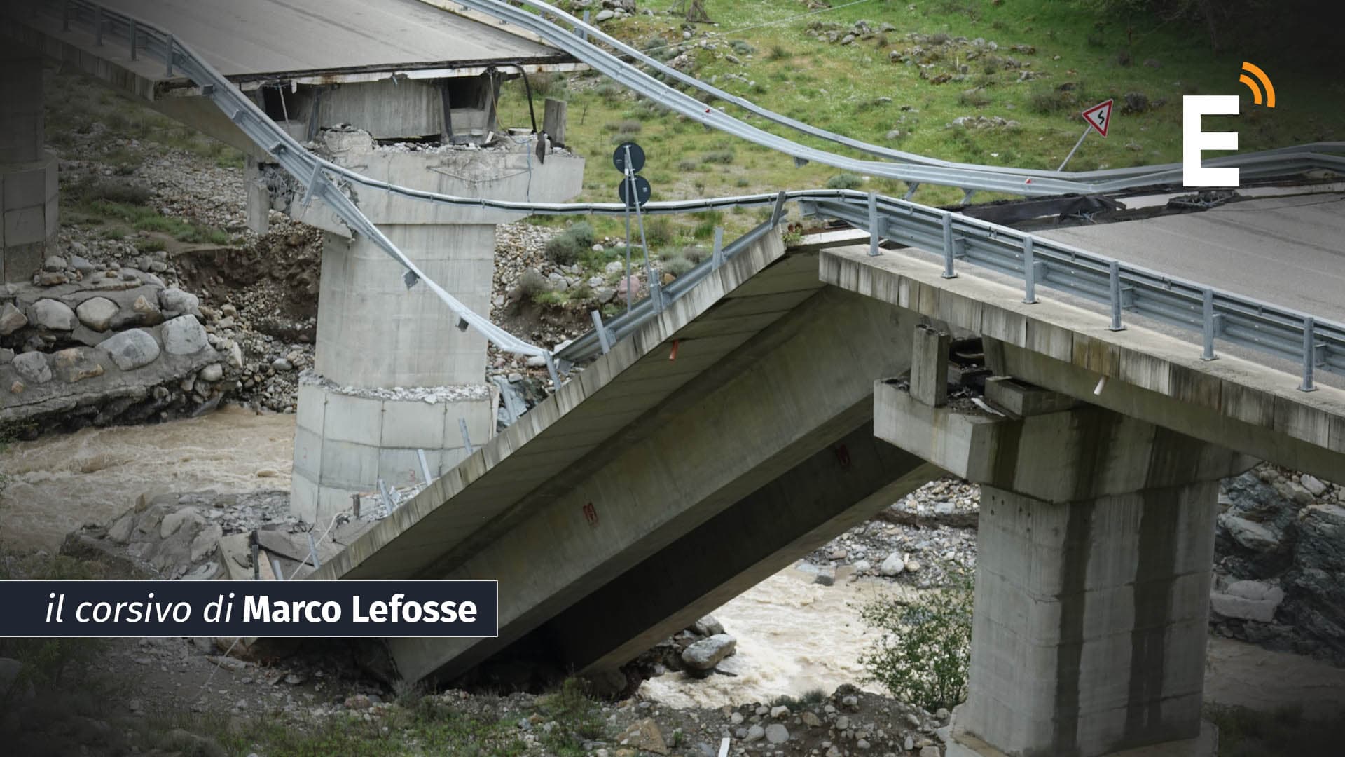 Ei fu… nel Trionto, insieme al viadotto, è crollato anche il senso del pudore di certa “politica”