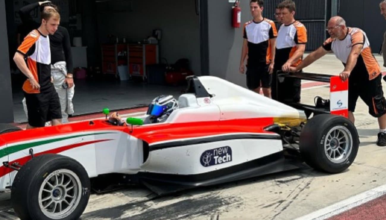 Ermanno Quintieri, ottimo test all'esordio in Formula 4