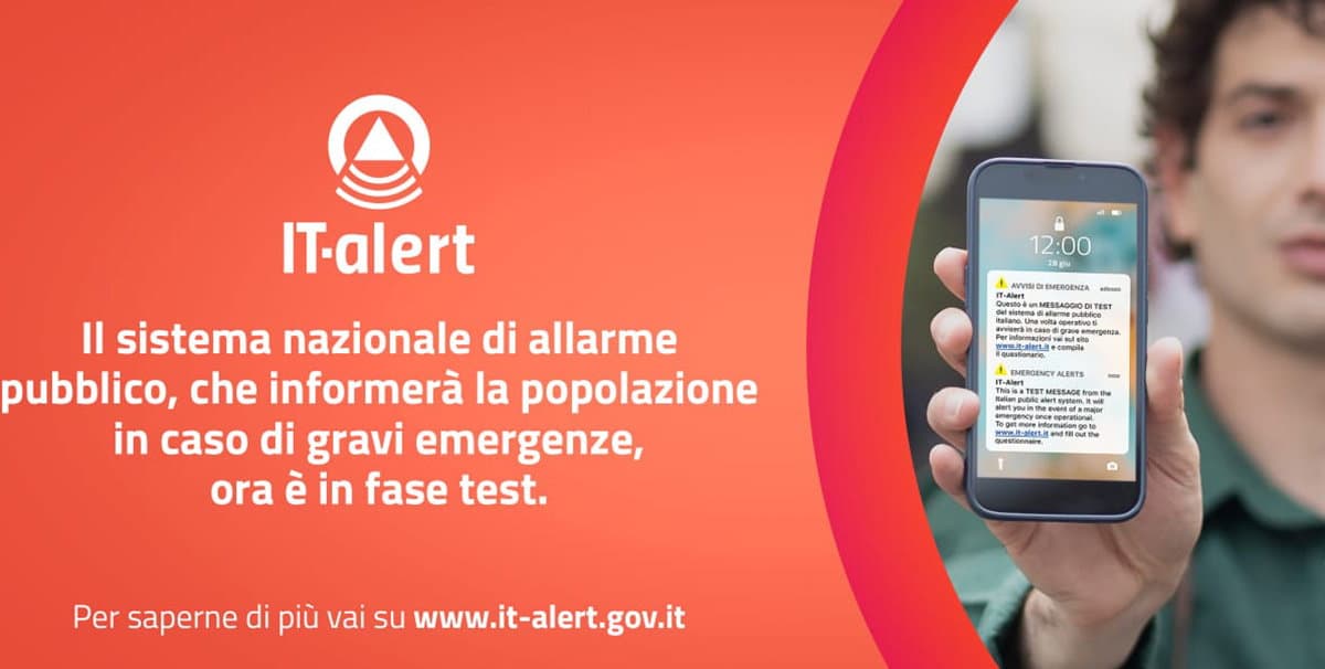 Un sms in caso di emergenze o catastrofi: in Calabria fa il suo ingresso ITalert. Ecco quando