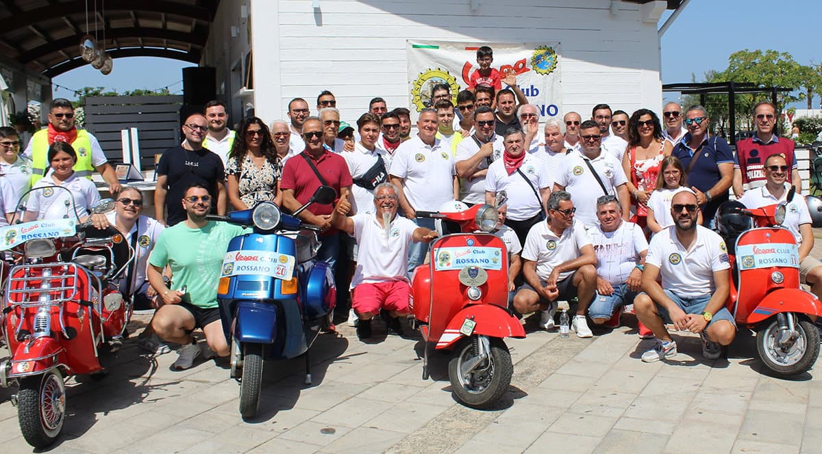 Corigliano-Rossano: successo per il raduno nazionale delle Vespe