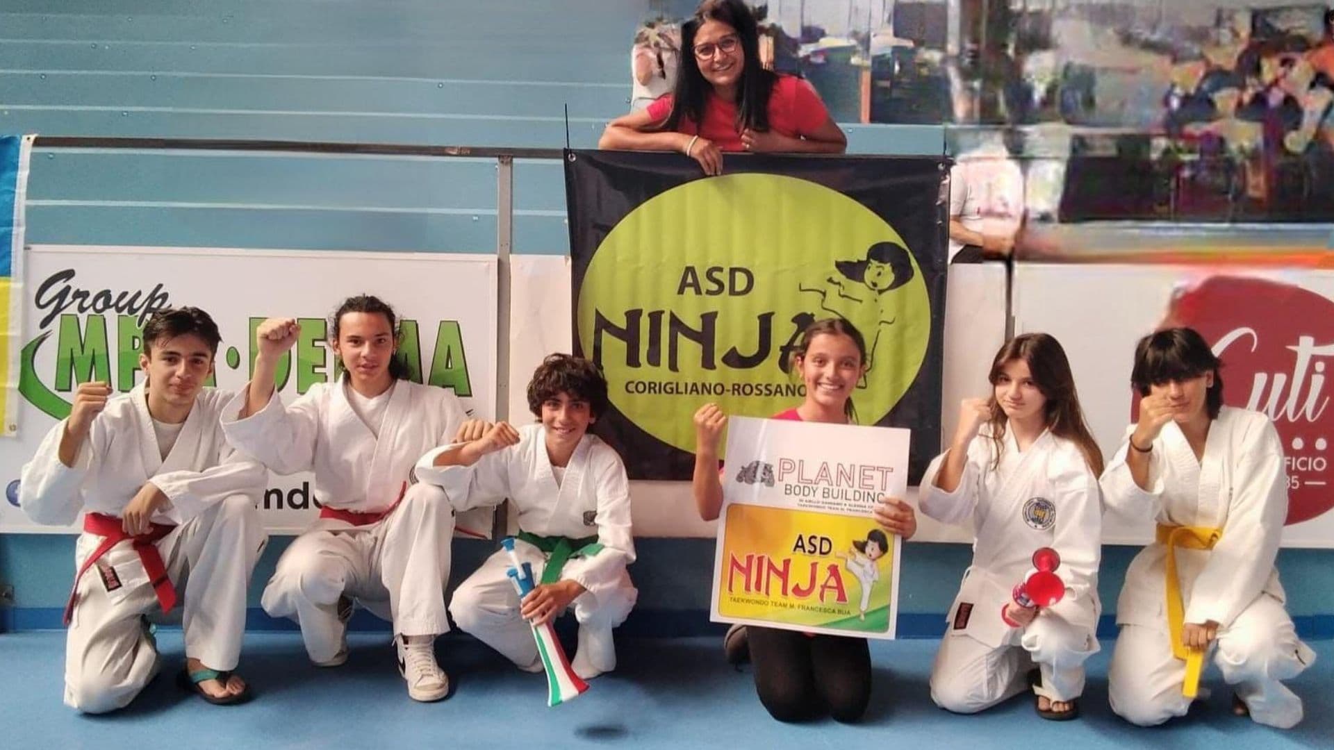 Incetta di premi per la scuola di Taekwon-do Asd Ninja di San Demetrio