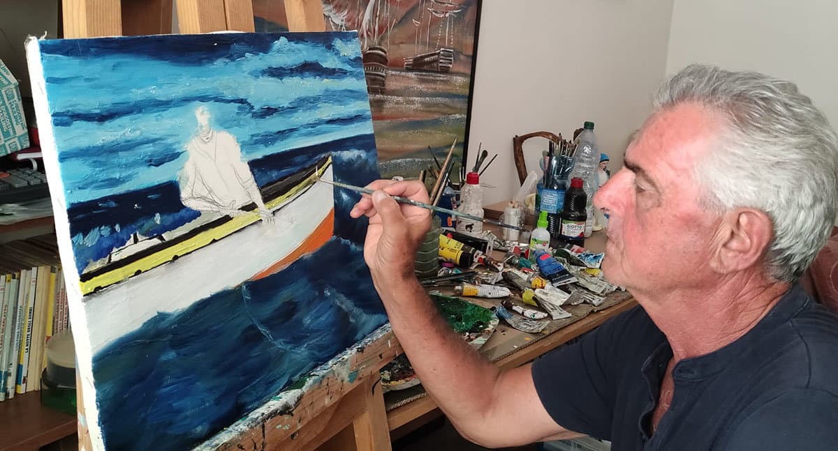 Con l'artista Leonardo Montesanto apre la Rassegna d'Arte al Museo Civico di Cariati