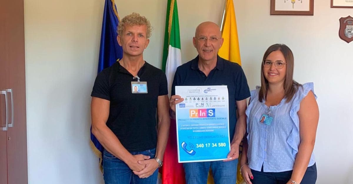 A Vaccarizzo Albanese attivo il Pronto Intervento sociale: assistenza h24 per persone in difficoltà