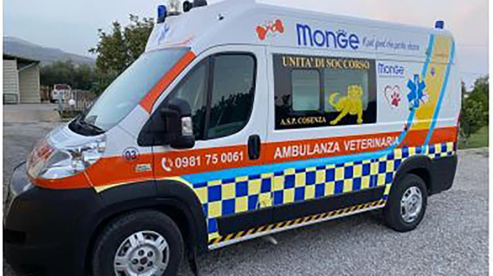 L'Asp di Cosenza ha attivato il Pronto Soccorso Veterinario con ambulanza