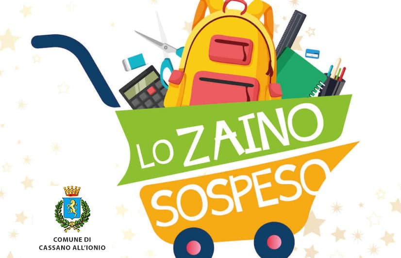 A Cassano Jonio al via il progetto "zaino sospeso"