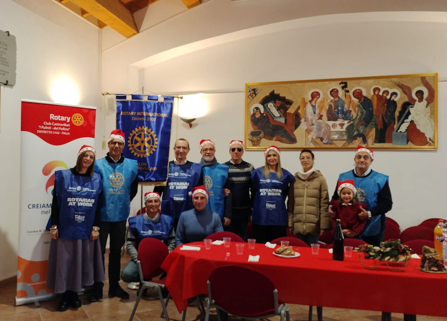 Il Rotary Club Castrovillari offre una pasto di solidarietà per il Natale