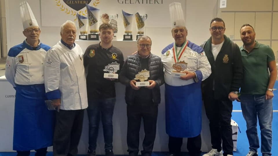 L' Antica Gelateria Fortino di Cariati premiata al Sigep di Rimini