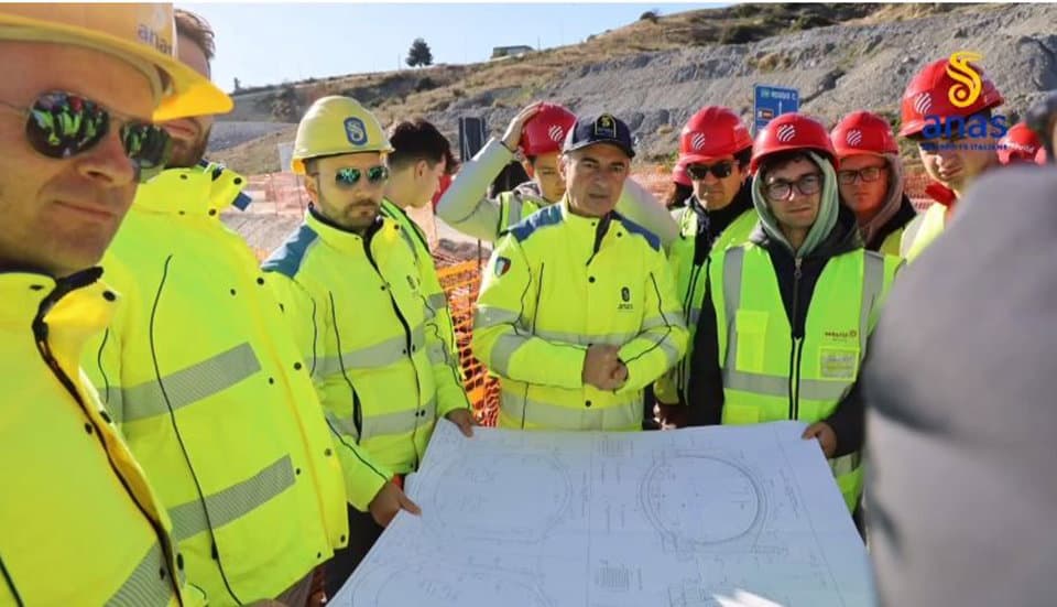 Anas incontra i ragazzi dell'Istituto Filangieri di Trebisacce in visita al cantiere del Terzo Megalotto