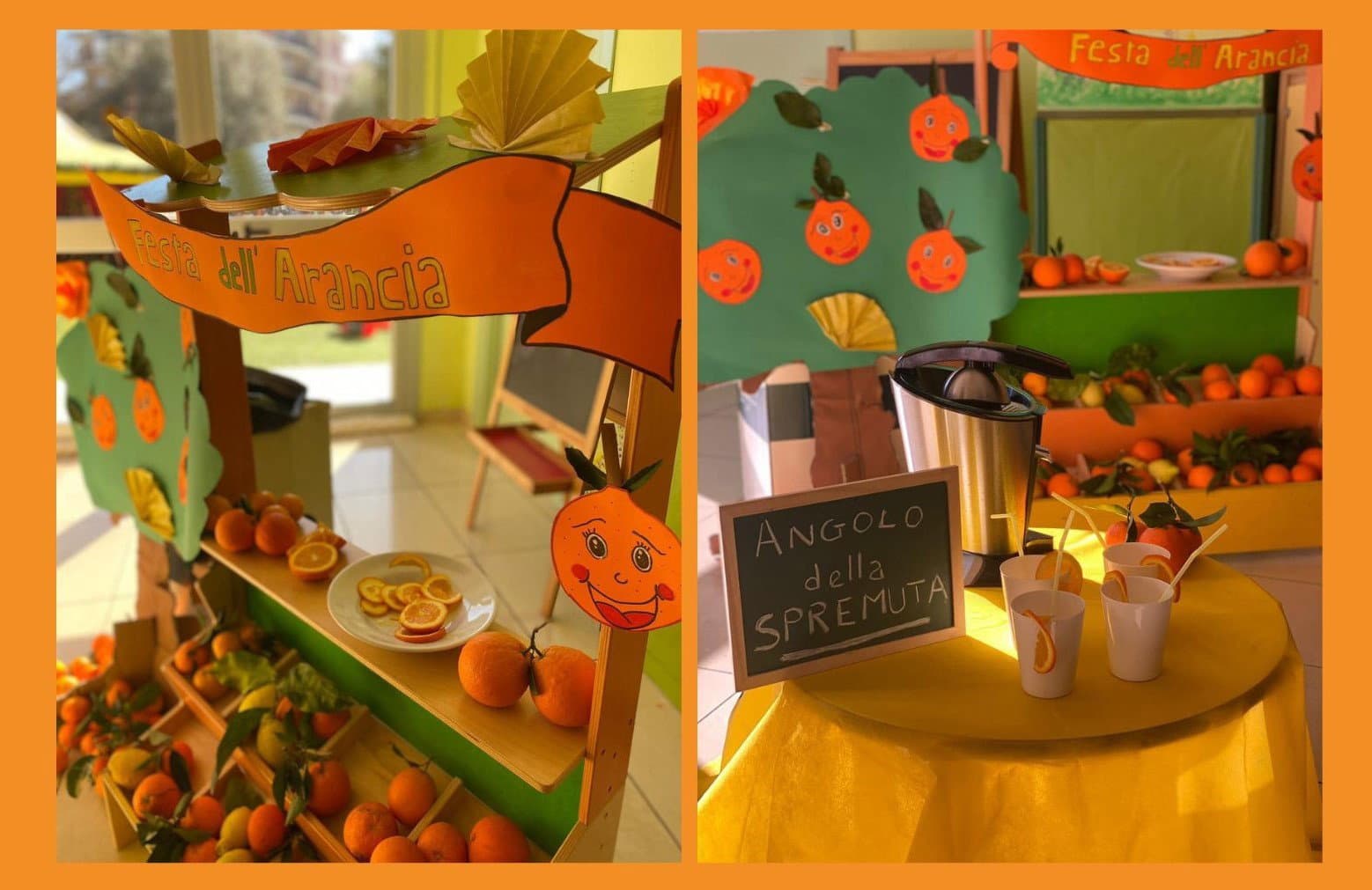 Educazione Alimentare, al Polo Infanzia Magnolia la merendina si fa con spremuta d'arancia