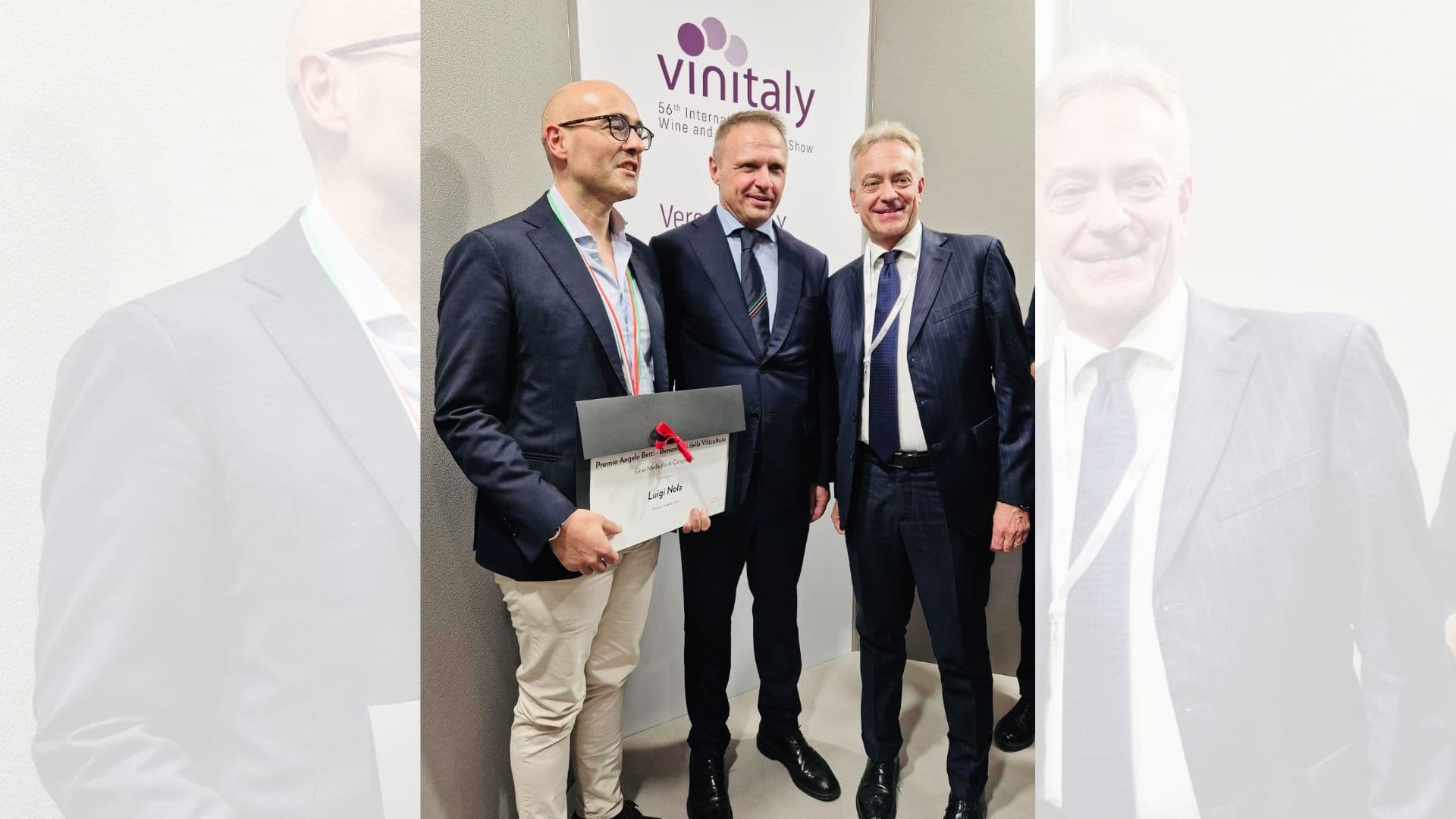 A Luigi Nola il premio "Angelo Betti - Benemeriti della viticoltura 2024"