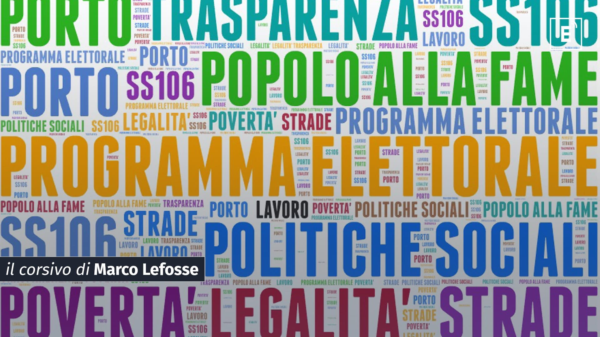 Ma i programmi elettorali dove sono?